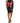Dolce & Gabbana Black Carnation Pencil Cut Knee Length Skirt