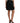 Dolce & Gabbana Black Wool Button High Waist Aline Mini Skirt