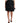 Dolce & Gabbana Black Tiered Aline High Waist Silk Mini Skirt