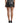 Dolce & Gabbana Black Cotton Blend High Waist Mini Skirt