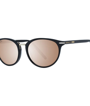 Serengeti Black Acetate & Metal Sunglasses