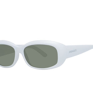 Serengeti White Nylon Sunglasses