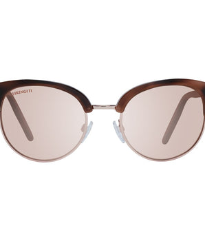 Serengeti Brown Acetate & Metal Sunglasses
