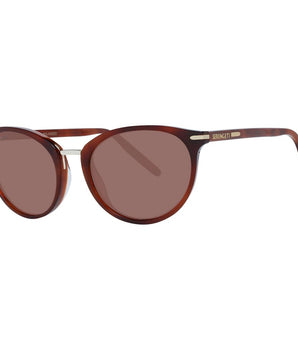 Serengeti Brown Acetate & Metal Sunglasses