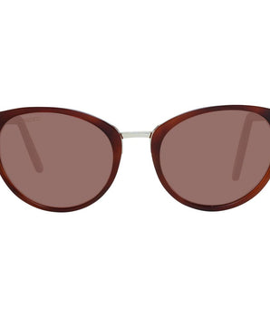 Serengeti Brown Acetate & Metal Sunglasses