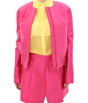 CO|TE Elegant Pink Silk Blend Jacket CO|TE 