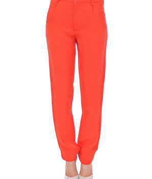 CO|TE Orange boyfriend stretch pants CO|TE 