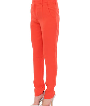 CO|TE Orange boyfriend stretch pants CO|TE 