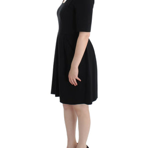 CO|TE Elegant Black Short Sleeve Venus Dress