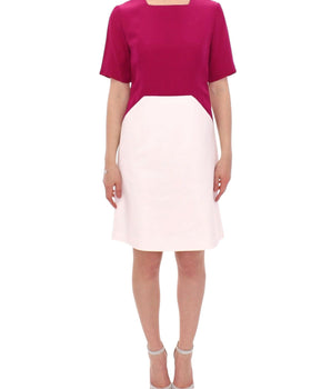 CO|TE Chic White and Pink Shift Robot Dress CO|TE 