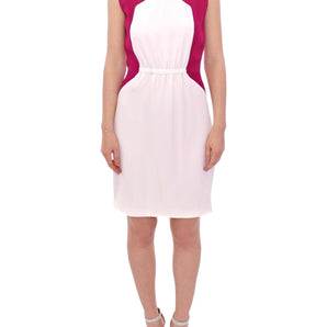 CO|TE Chic Pink &amp; White Shift Dress