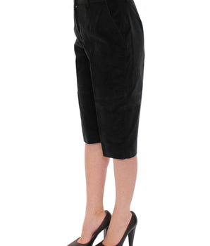 Dolce & Gabbana Black cotton shorts pants Dolce & Gabbana 