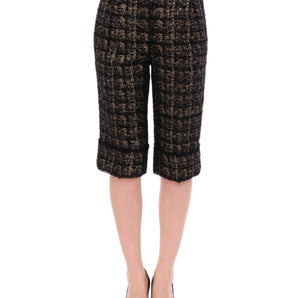 Dolce &amp; Gabbana Elegant Designer Woven Shorts