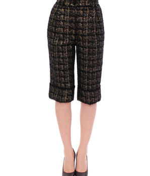 Dolce & Gabbana Black fabric shorts pants Dolce & Gabbana 