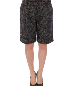 Dolce & Gabbana Gray wool shorts pants Dolce & Gabbana 