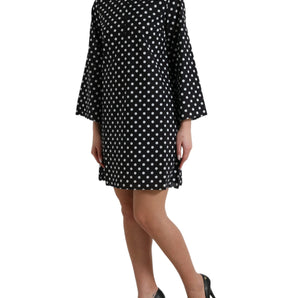 Dolce & Gabbana Elegant Polka Dot Shift Mini Dress