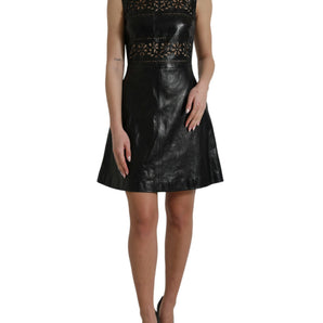 Valentino Elegant Black A-Line Mini Dress