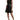 Valentino Shiny Black Nylon Cut Out A-line Mini Dress