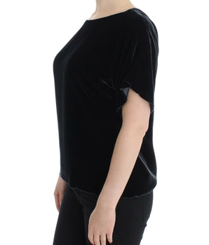 Dolce &amp; Gabbana Enchanting Velvet Short Sleeve Top