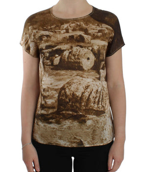 Dolce & Gabbana Enchanted Sicily Taormina Print Silk Blouse Dolce & Gabbana 