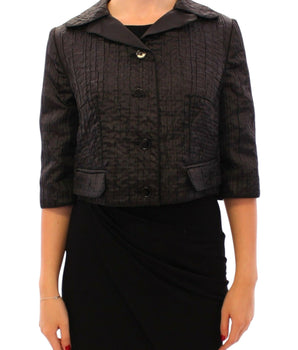 Dolce &amp; Gabbana Elegante chaqueta bolero negra