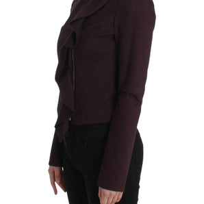 GF Ferre Elegant Purple Cotton Blend Blazer