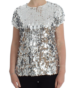 Dolce & Gabbana Enchanted Sicily Sequined Evening Blouse Dolce & Gabbana 