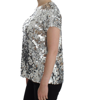 Dolce & Gabbana Enchanted Sicily Sequined Evening Blouse Dolce & Gabbana 