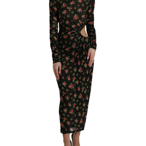 Dolce &amp; Gabbana Elegante vestido tubo floral