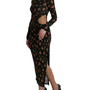 Dolce &amp; Gabbana Elegant Floral Sheath Dress