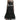Dolce & Gabbana Elegante vestido largo negro adornado con cristales