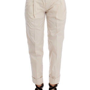 Ermanno Scervino Pantalón Chino Chic Beige - Elegancia Redefinida