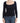 Ermanno Scervino Lingerie Blue Top Blouse Jumper Lace Rayon