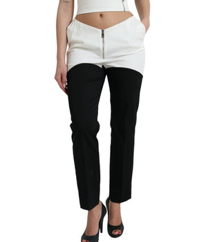 Dolce &amp; Gabbana Pantalones elegantes cónicos de cintura alta