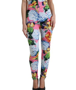 Dolce &amp; Gabbana Leggings de cintura alta con estampado floral exquisito