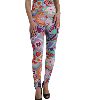 Dolce &amp; Gabbana Leggings de cintura alta con estampado floral encantador