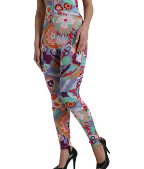 Dolce &amp; Gabbana Leggings de cintura alta con estampado floral encantador