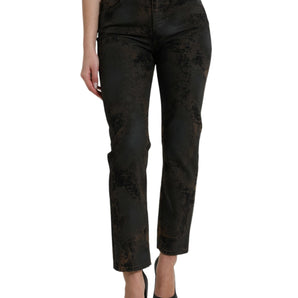 Dolce & Gabbana Chic Boyfriend Mid Waist Stretch Jeans