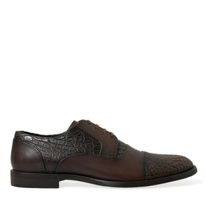 Dolce & Gabbana Elegant Textured Leather Oxford Dress Shoes