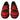 Dolce & Gabbana Red Black Torero Loafers Slippers Men Shoes