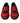 Dolce & Gabbana Red Black Torero Loafers Slippers Men Shoes