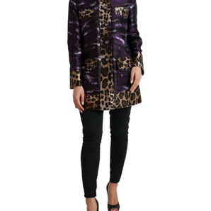 Dolce &amp; Gabbana Exquisite Jacquard Trench With Tiger Motif