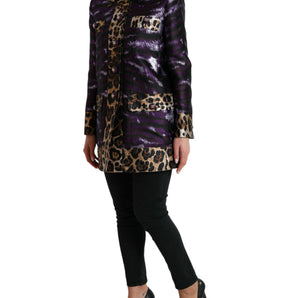 Dolce &amp; Gabbana Exquisite Jacquard Trench With Tiger Motif