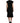 Dolce & Gabbana Black Cady Viscose Sleeveless Dress