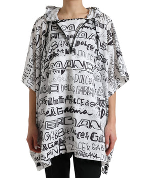 Dolce &amp; Gabbana Camiseta tipo cazadora con logo estampado y capucha Chic