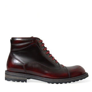 Dolce &amp; Gabbana Dapper Dual-Tone Leather Ankle Boots