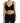 Dolce & Gabbana Black Cotton Bustier Cropped Crochet Tank Top