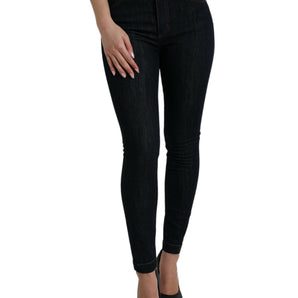 Dolce &amp; Gabbana Sleek Mid-Waist Stretch Denim Jeans