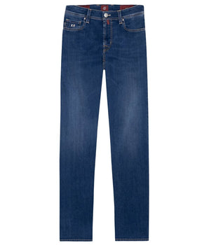 Tramarossa Blue Cotton Men's Jeans
