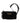 Dolce &amp; Gabbana Black Nylon Logo Plaque Keyring Pouch Clutch Bag